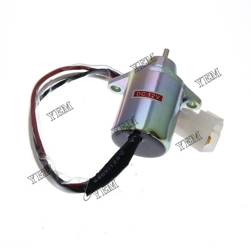 Yanmar 4TNV94L-SFN Engine Spare Parts Fuel Stop Solenoid 119653-77950 1503ES-12S5SUC5S